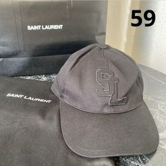 サンローラン ベースボールキャップ SL シグネチャー - メルカリ