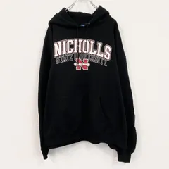 【3点以上まとめ買いで20%OFF】古着 used　champion　チャンピオン　スウェットパーカー/フーディー　黒　ブラック　2XLサイズ