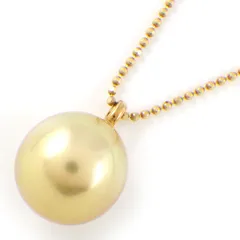 タサキ 田崎真珠 TASAKI ネックレス 1ポイント 白蝶真珠 13.0mm珠 K18YG 【中古】