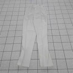 ◇ Θ 未使用 【ジーユー GU】タックテーパードパンツ +EC丈長め レディース S オフホワイト系 E  【1510070002051】