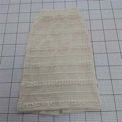 ◇ Θ 【フィフス fifth】シャーリングニット タイトスカート アイボリー系 レディース E  【1510070010155】