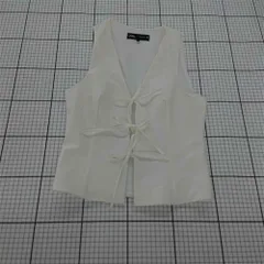 ◇ ⊂ 【ザラ ZARA】レースアップベスト アイボリー系 Sサイズ レディース E  【1509300006303】