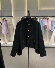 新品/ ZARA ザラ ツイード ジャケット xs (55 66)