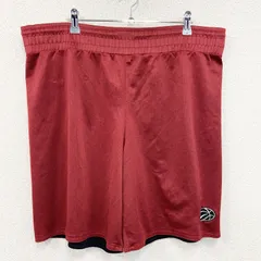 【3点以上まとめ買いで20%OFF】古着 used　90s　NIKE　ナイキ　ハーフパンツ/ショートパンツ　ヴィンテージ　赤　レッド　Ｍサイズ