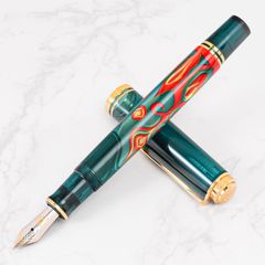 ペリカン M600 ルディ・ローザ アートコレクション 14金/F（細字）万年筆 ペリカン M600 ルディ・ローザ アートコレクション 14金/F（細字