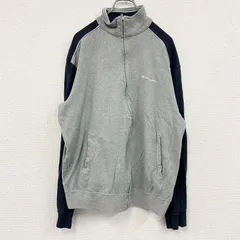【3点以上まとめ買いで20%OFF】古着 used　Champion　チャンピオン　トラックジャケット/ジャージ　灰色　グレー　2XLサイズ