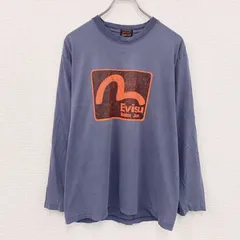 2T8304/エヴィス 長袖Tシャツ evisu EVISU エヴィス ラグラン ロンT ロングスリーブTシャツ カモメ 長袖