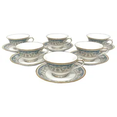 Noritake ノリタケ ALLEMANDE アルマンド カップ＆ソーサー ティーカップ＆ソーサー 6客セット ヴィンテージ aq12206