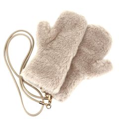 Max Mara ミンクファー ミトン 手袋 ストラップ付き Max Mara ミンクファー ミトン 手袋 ストラップ付き - メルカリ