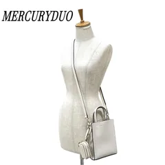 MERCURYDUO マーキュリーデュオ 縦長ショルダーバッグ + キーケース 2点SET オフホワイト