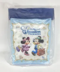 東京ディズニーリゾート スーベニアポップコーンケース VACATION PACKAGES 水色
