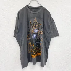【3点以上まとめ買いで20%OFF】古着 used　THE NIGHTMARE BEFORE CHRISTMAS　ジャックスケリントン　半袖プリントTシャツ　ディズニーＴ　XLサイズ