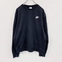【3点以上まとめ買いで20%OFF】古着 used　NIKE　ナイキ　スウェット/トレーナー　黒　ブラック　Mサイズ
