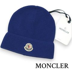 MONCLER モンクレール ブラック ニット帽 USED - メルカリ