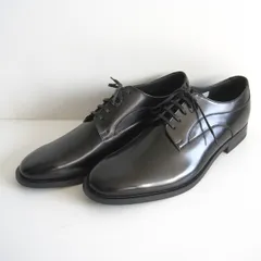 【試着のみ極美品】REGAL 【プレーントゥ レザーシューズ】26.5 ブラック リーガル 革靴 s2510158