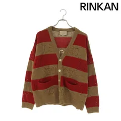 Gucci アイボリー レッド カーディガン　メンズ 楽天市場】【グッチ】Gucci メンズ シェリーライン ウール V