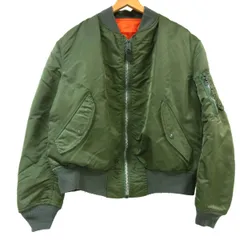 80-90s ヴィンテージ◆ALPHA アルファ MA-1 USA製 フライトジャケット 中綿入り メンズ