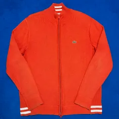 ラコステ ニット ジップアップ カーディガン4 (100)