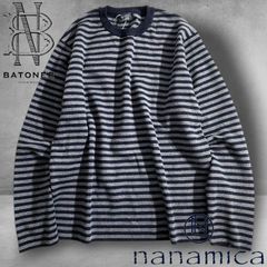 新品】定価30800円 nanamica ×BATONER ボーダーニット S - メルカリ
