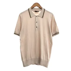 GUCCI グッチ 半袖ニットポロ サイズ:M ハイゲージ/コットン/アーカイブ    ピンク メンズ / 241005006917