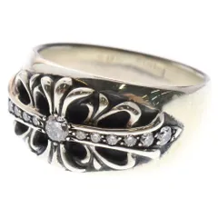 CHROME HEARTS (クロムハーツ) FLRL CRS A/D フローラルクロス リング