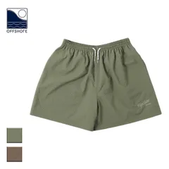 【新品】 OFFSHOREオフショア CLASSIC PIPE LINE LOGO SHORTS メンズ/レディース オリーブ/ブラウン S-XL OS25-1PT-002のサムネイル