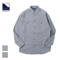 【新品】 OFFSHOREオフショア CLASSIC CHECK SHIRT メンズ/レディース ブルーグリーン/ブラウン S-XL OS25-1SH-001のサムネイル
