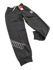 プーマ◆キッズ ジュニア スウェットパンツ REBEL ボールド ロングパンツ ブラック