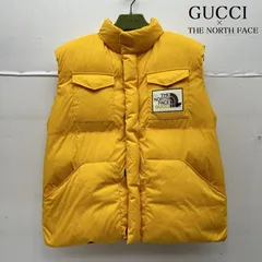 グッチ THE NORTH FACE ロゴ キャット ダウン ベスト 663761 メンズ M ISItems【USED】【古着】【中古】50142981