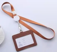 【2個セット】名札ホルダー 社員証 ネームホルダー 首掛け 伸縮リール