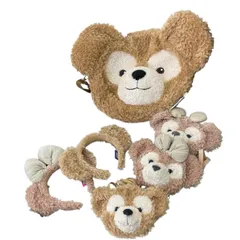 186001 現状品 Disney ディズニー ダッフィー・シェリーメイ ポーチ・カチューシャ・バッグまとめ 6点まとめ売り