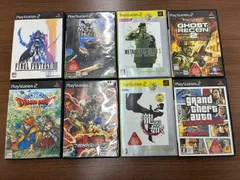 値下げ中！！　PS2　ソフトおまとめ8点　モンスターハンター　ドラゴンクエストⅧ　ファイナルファンタジー7　鉄拳5　龍が如く　メタルギアソリッド3　グランドセフトオートリバティーシティストリーズ　トム・クランシーシリーズゴーストリコン2【J02-233】