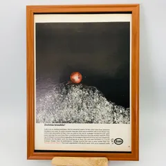 ビンテージ 広告 ポスター 『 エッソ石油(ESSO) 』 フレーム付 ※貴重な当時物 1960's オリジナル アメリカ ヴィンテージ 輸入雑貨 アドバタイジング レトロ( AZ1228 )