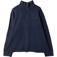 古着 ラルフローレン Ralph Lauren POLO by Ralph Lauren ハーフジップスウェットシャツ トレーナー メンズXXL相当/eaa595650