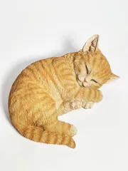 ネコのオブジェ 猫 キャット 置物 飾り 樹脂製 アニマル キャットオーナメント インテリア かわいい 雑貨 オブジェ