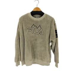フィラ FILA ロゴ刺繍フリースプルオーバー メンズ JPN：L 