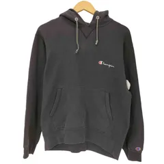 チャンピオン Champion 90S USA製 スクリプトロゴ 刺繍タグ 袖目つき Vガゼット フーディー パーカー メンズ import：L 