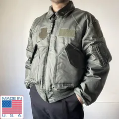 極美品 1995年製 実物 米軍 CWU-45/P フライトジャケット L アルファ社製 アラミド トップガン マーヴェリック 90s USA製 アメリカ製 ビンテージ D152