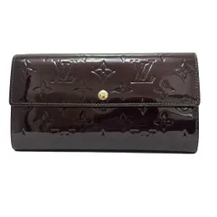 LOUIS VUITTON(ルイヴィトン) 長財布 モノグラムヴェルニ ポルトフォイユサラ M93524 アマラント レザー