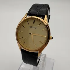 SEIKO DOLCE セイコー ドルチェ 8J41-0AJ0 腕時計 ゴールド文字盤 クォーツ 稼働品 [中古]