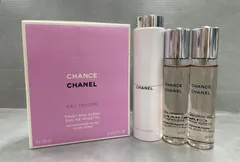 W1577 CHANEL シャネル CHANCE チャンス EAU TENDRE タンドゥル ツイストスプレー 本体+詰め替えセット
