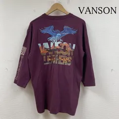 ヴァンソン ベア天竺 6分袖 Tシャツ ウイング ロゴ 刺繍 プリント カットソー メンズ L ISItems【USED】【古着】【中古】50143182のサムネイル