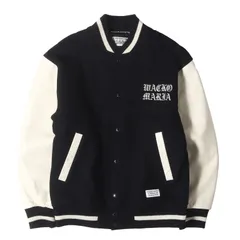 WACKO MARIA(ワコマリア) バーシティジャケット　M WACKO MARIA/LEATHER VARSITY JACKET（BLUE）［レザーヴァーシティJKT