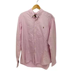 ラルフローレン RALPH LAUREN ポニー刺繍 ギンガムチェック ボタンダウンシャツ メンズ import：XL 