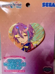 プロセカ 神代類 キラキラビッグ ハート型 缶バッジ “ミュージックビデオ” Vol.2 「プロジェクトセカイ カラフルステージ! feat. 初音ミク」  新品未開封