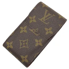ルイヴィトン LOUIS VUITTON シガレットケース エテュイ シガレット モノグラムキャンバス モノグラム 茶 タバコ入れ  M63024 MI1928【中古】