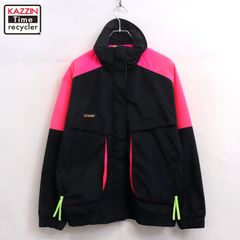 コロンビア ナイロンジャケット ギンガムチェック S レディース e 