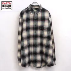 00s Eddie Bauer チェック柄 ネル 長袖シャツ メンズ 表記Lサイズ