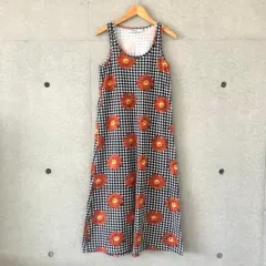ジョイリッチ JOYRICH 花柄 ギンガムチェック タンクトップ ONE PIECE