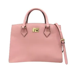 ♪3449 Samantha Thavasa レザー 2WAYバッグ ハンドバッグ ショルダーバッグ サマンサタバサ ピンク